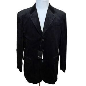 Alphonse Gioviani NWT Black Corduroy Blazer Men Various